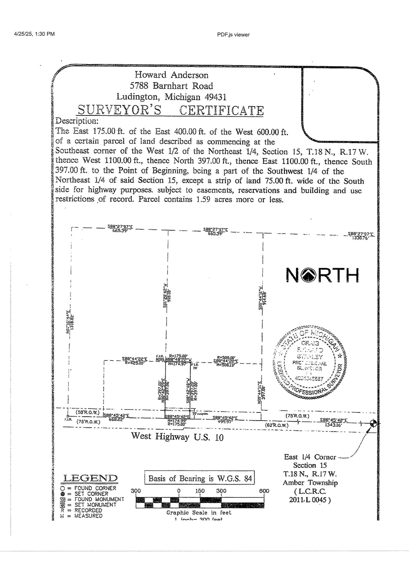 1892 W Us-10 Amber Township MI 49454