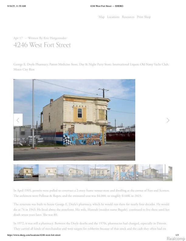 4246 W Fort Street Detroit City MI 48209