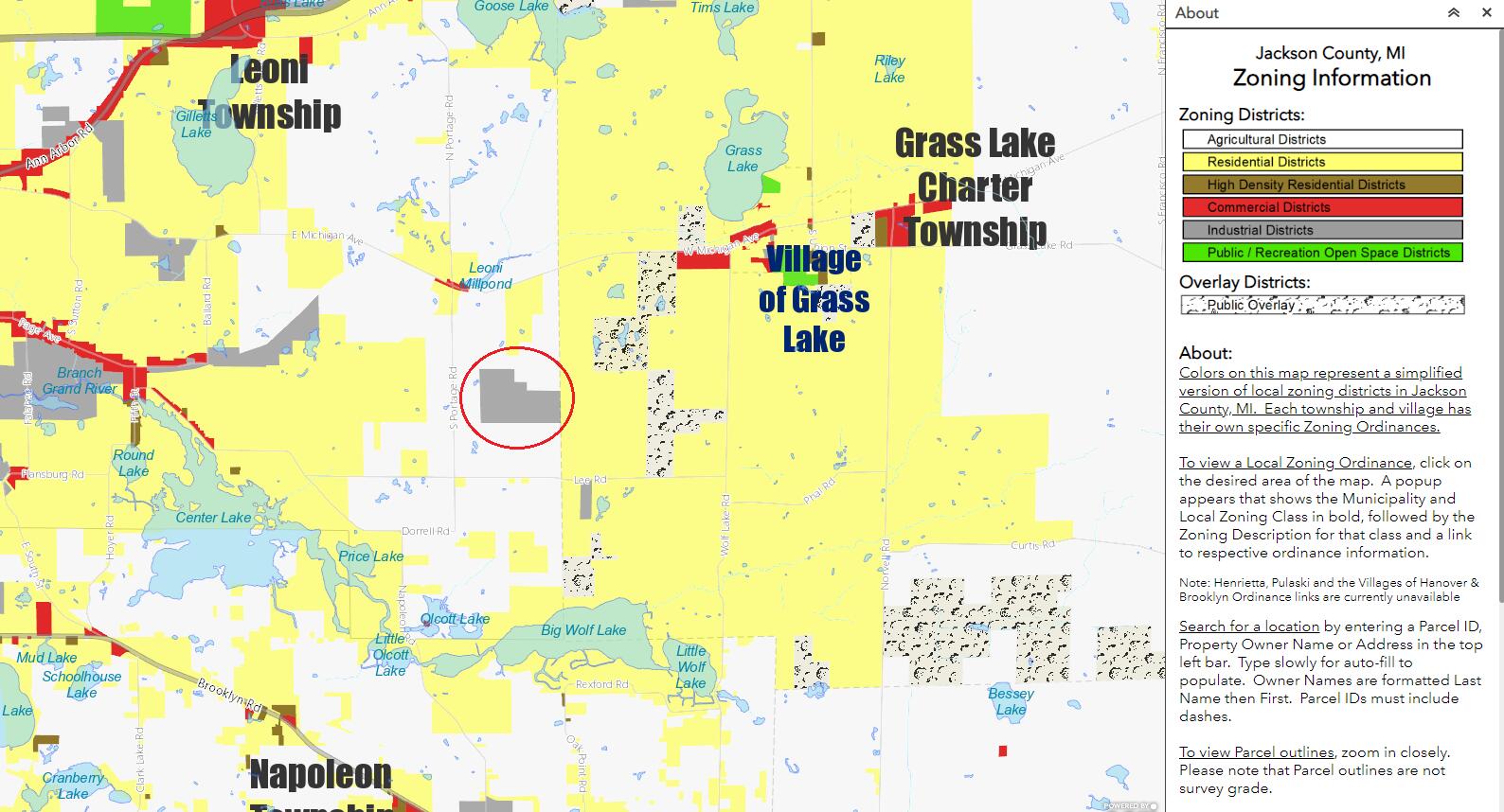 8521 Page Avenue Leoni Township MI 49201