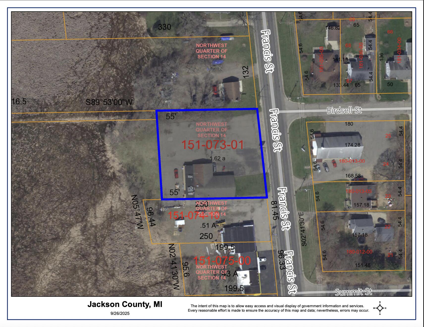 3306 Francis Street Summit Township MI 49203