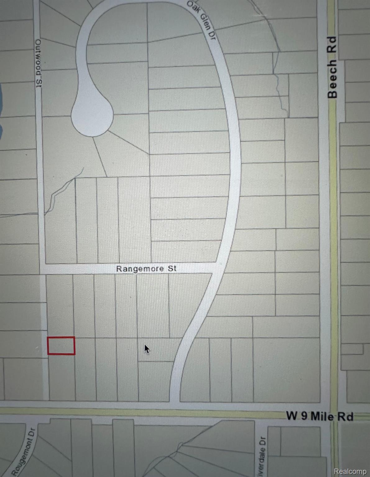 Lot 9 Outwood Street Southfield City MI 48033
