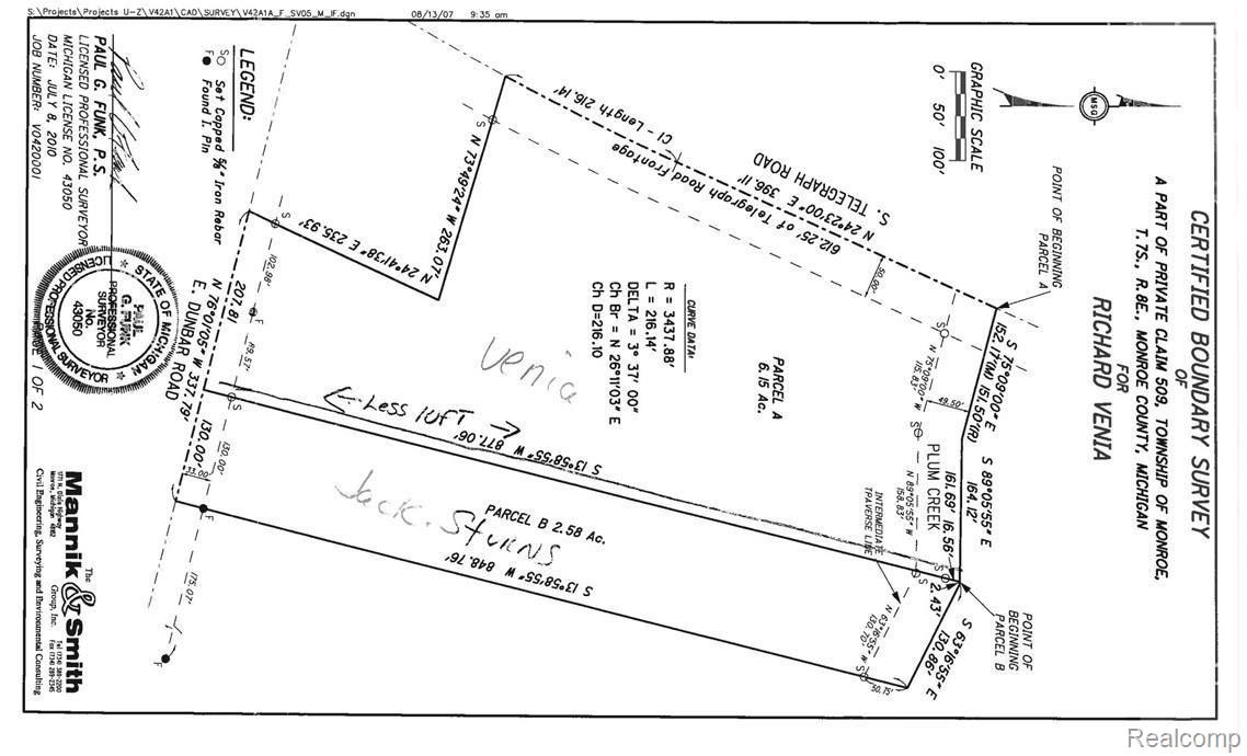 S Telegraph Road / Dunbar Road Monroe Charter Township MI 48161