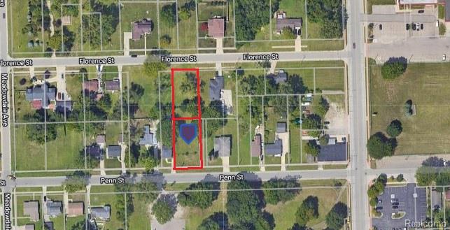 Vacant Penn Street Inkster City MI 48141