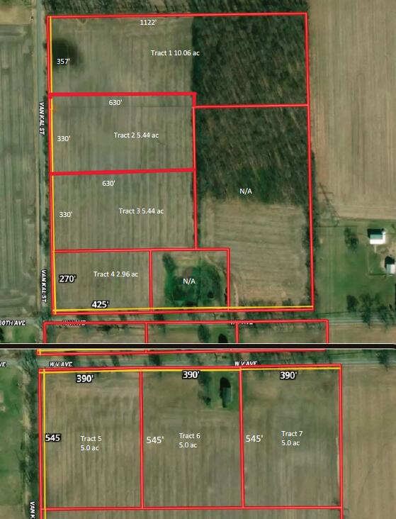 Tract #5 S. Van Kal & W. V Avenue Prairie Ronde Township MI 49087