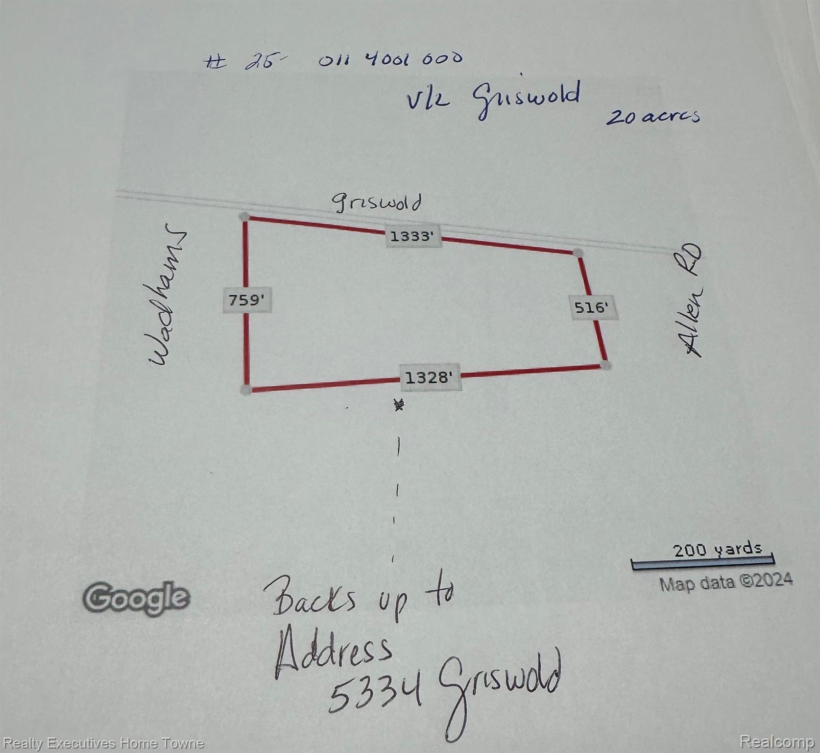 00 Griswold Kimball Township MI 48074