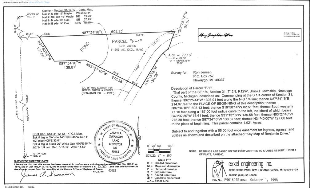 9425 Benjamin Drive Brooks Township MI 49337
