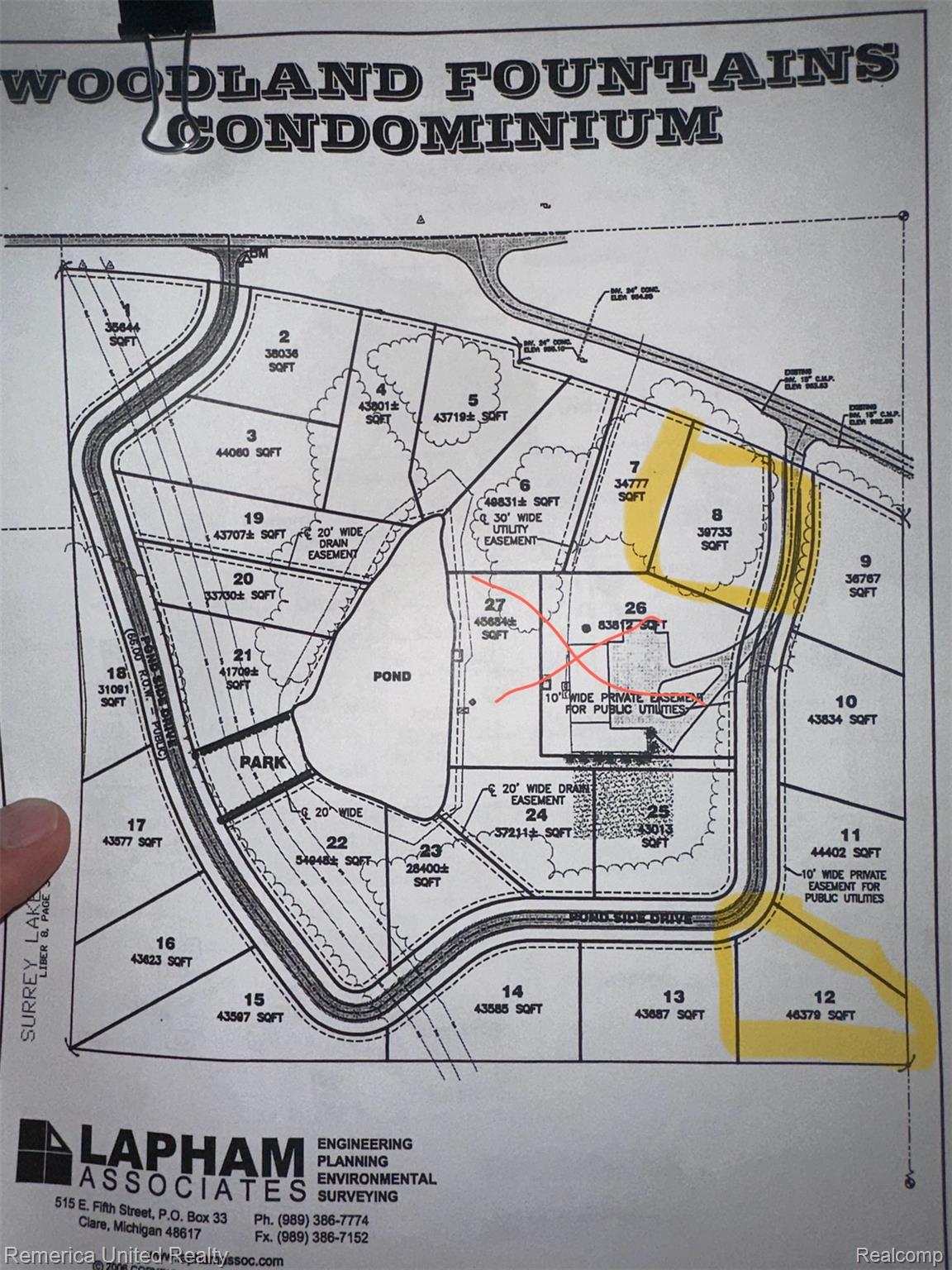 Ville Pondside Drive Lot 19 Surrey Township MI 48622