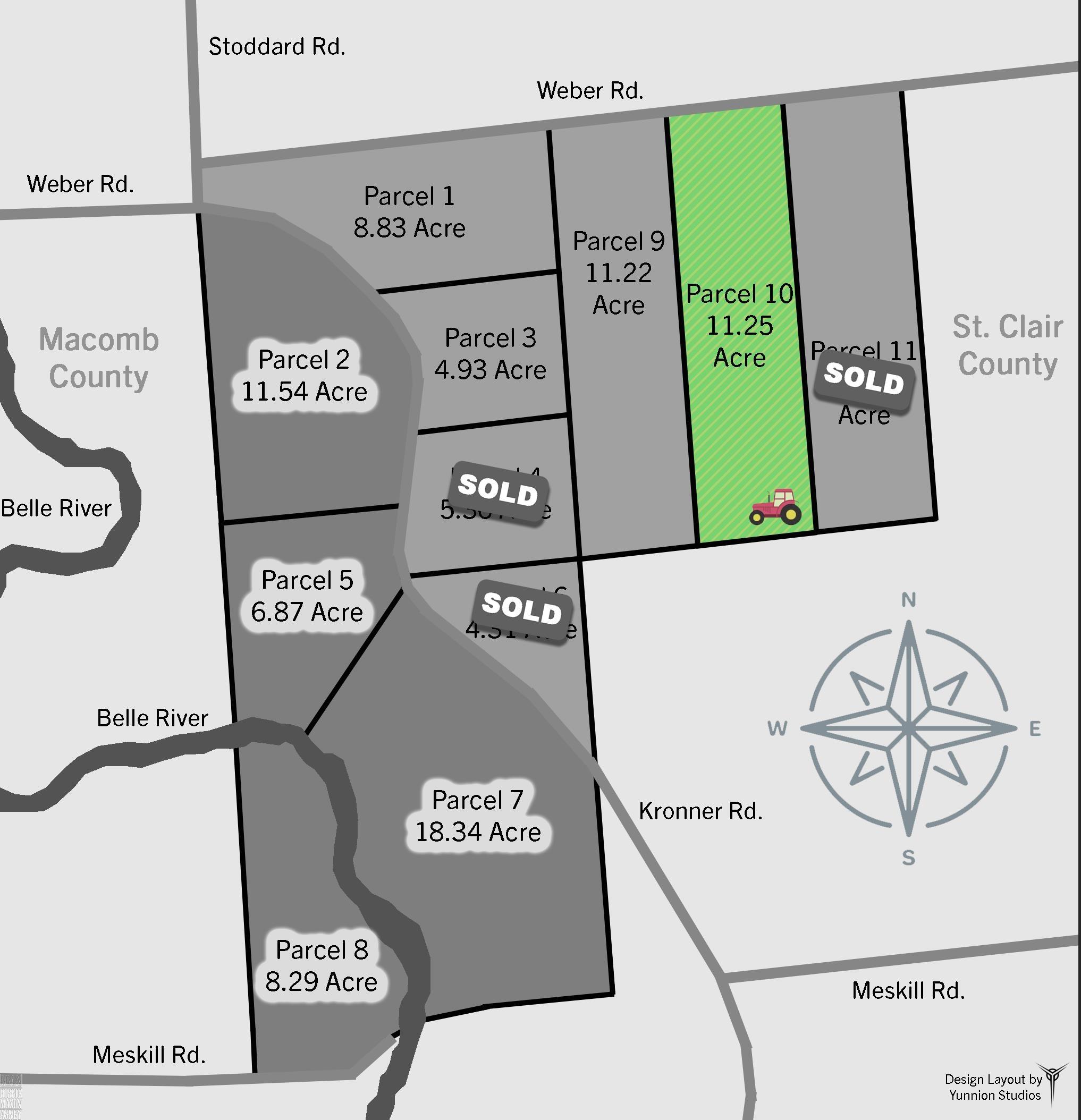 00 Weber Road, 4001 - 090, Parcel 10 Road Columbus Township MI 48063