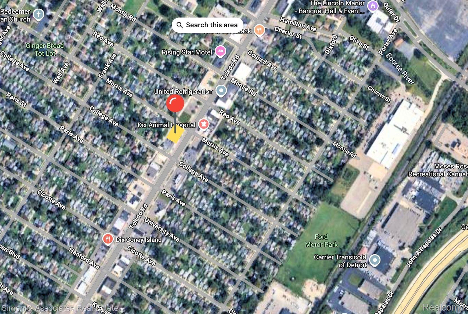 Lot 398 Dix Highway Lincoln Park City MI 48146