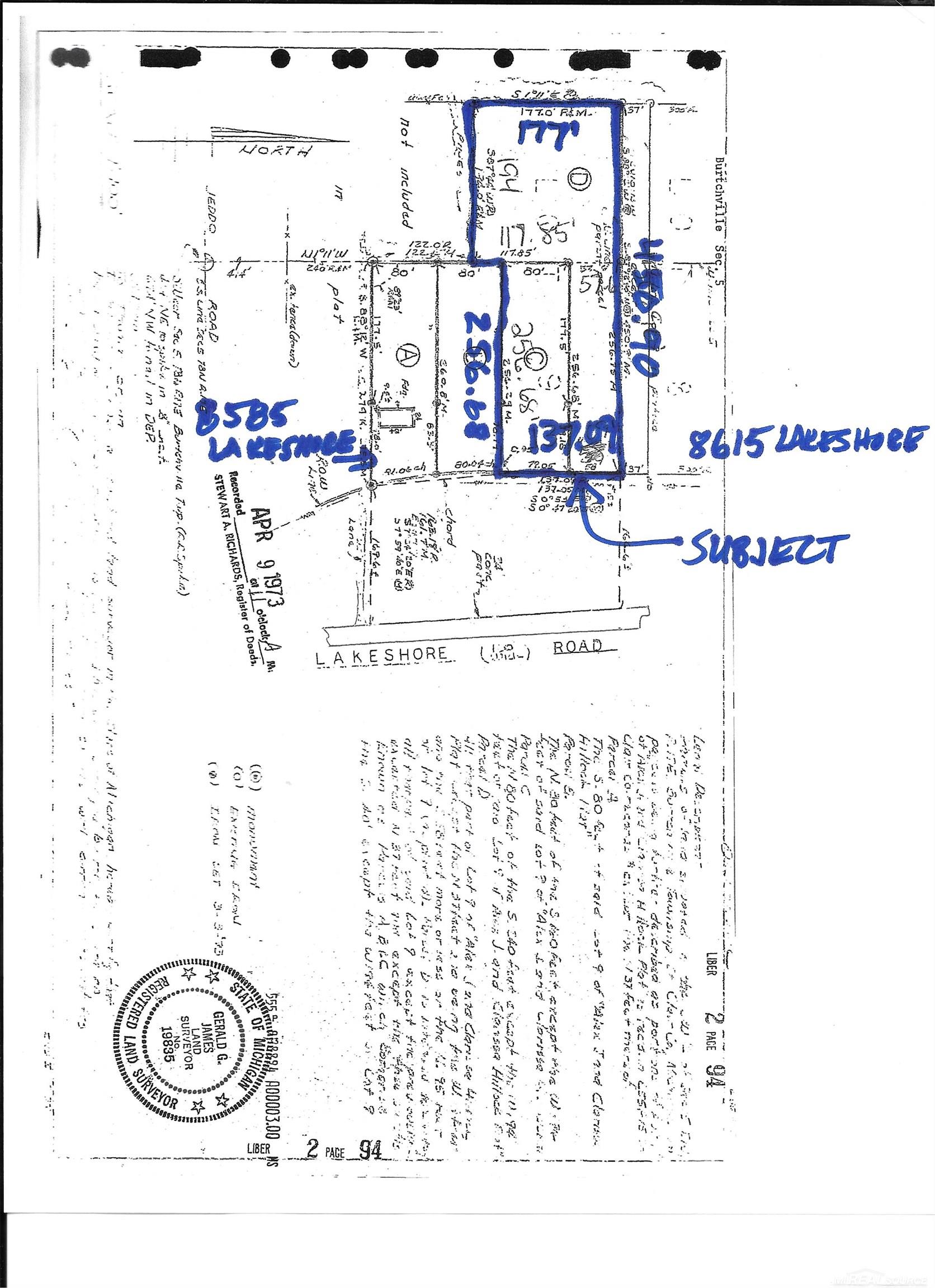 V/l Lakeshore Road Burtchville Township MI 48059