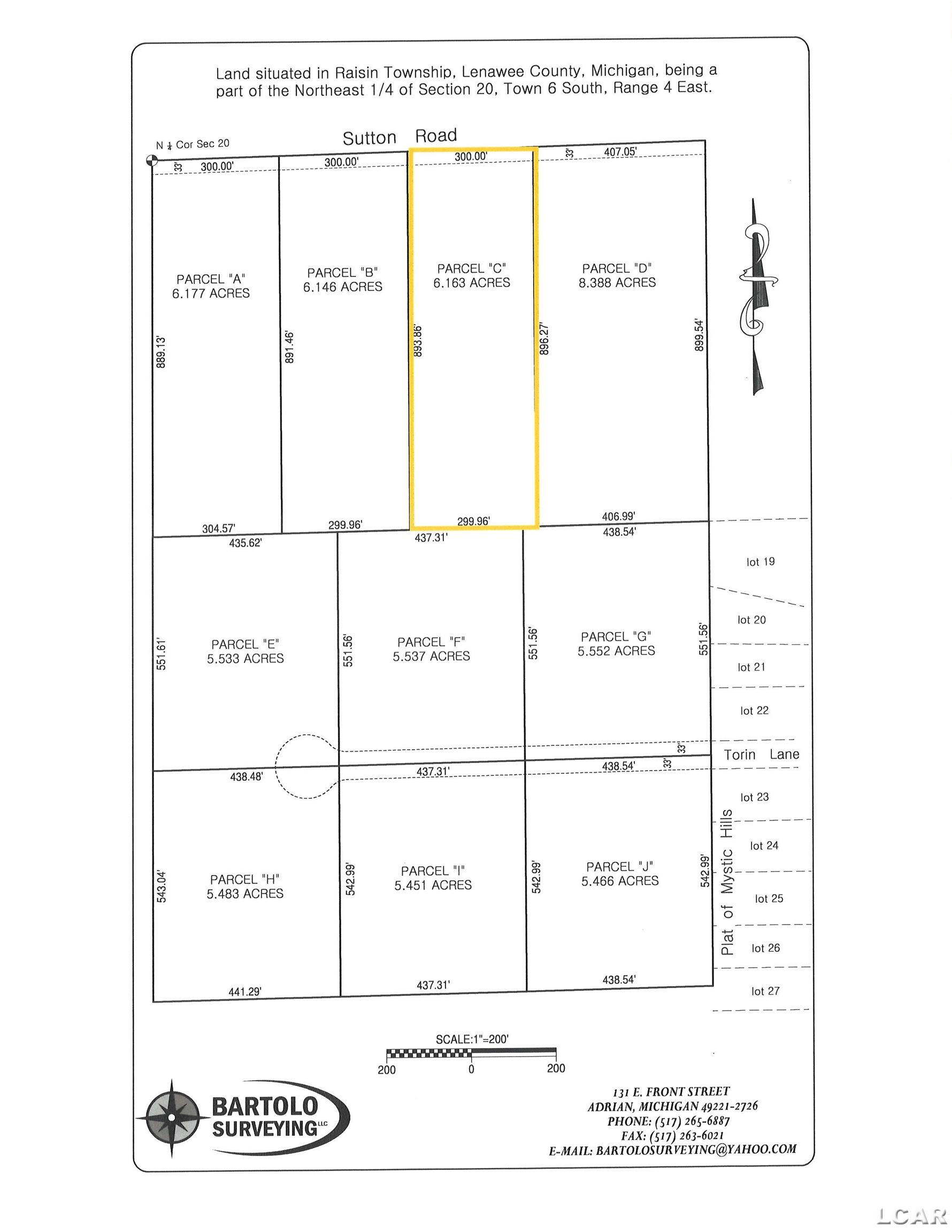 2600 Blk Sutton Road Raisin Township MI 49221