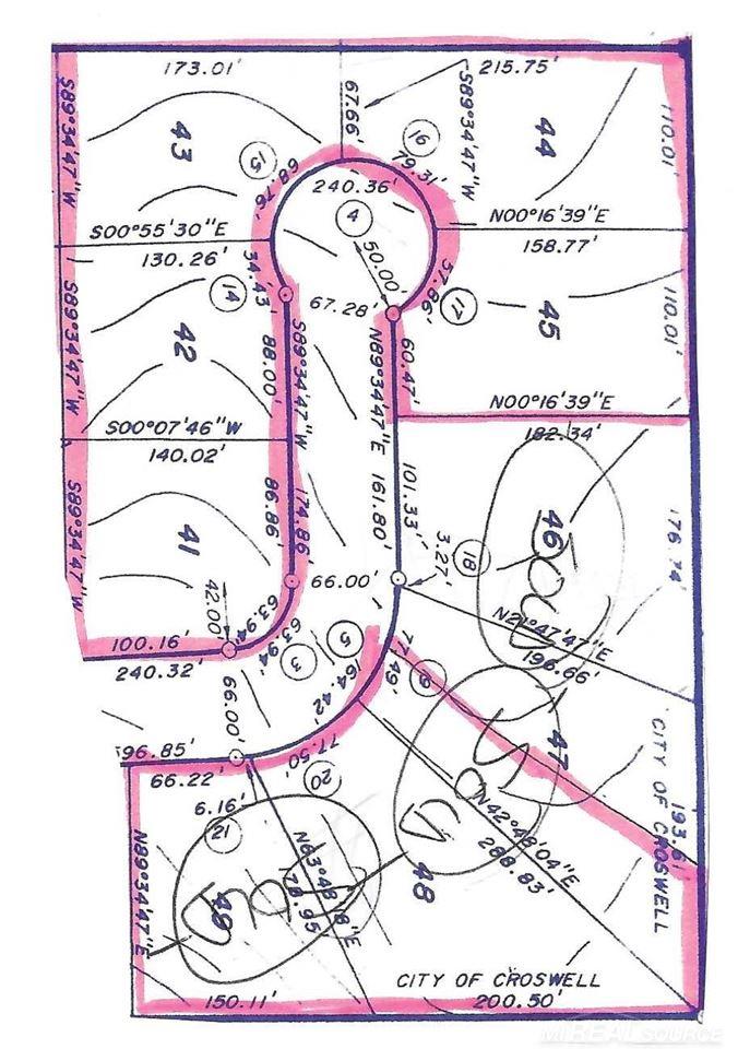 Parcel E Dot Street Croswell City MI 48422
