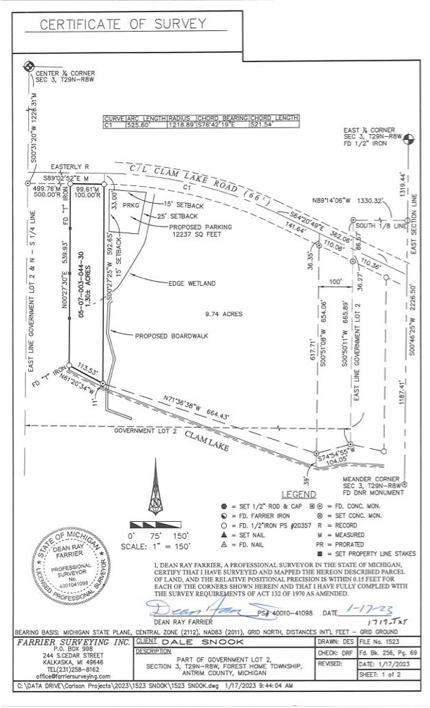 000 Clam Lake Road Forest Home Township MI 49615