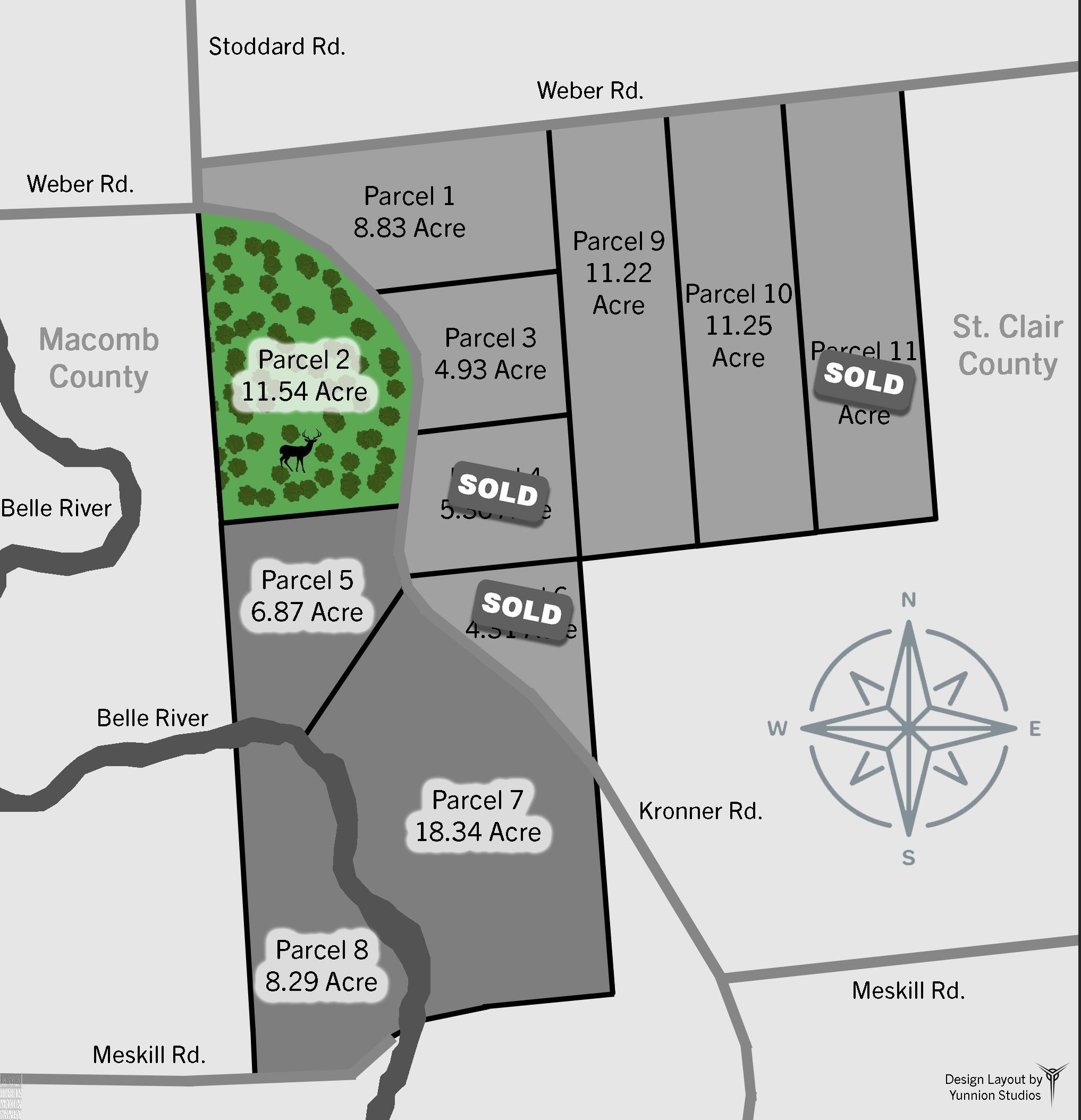 00 Kroner Road, 4001 - 010, Parcel 2 Columbus Township MI 48063