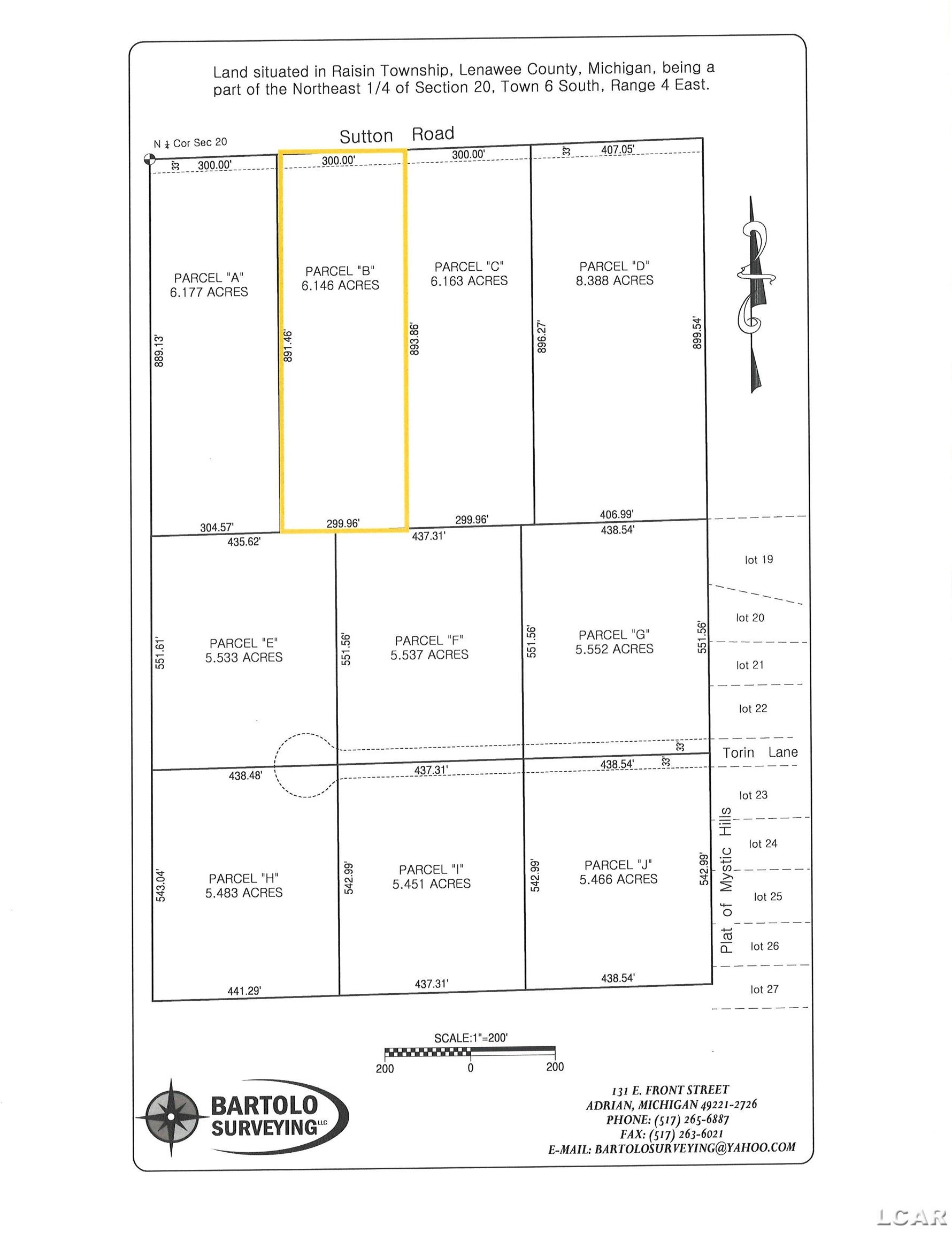 2000 Blk Sutton Road Raisin Township MI 49221