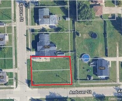 Vacant Spruce Street Inkster City MI 48141
