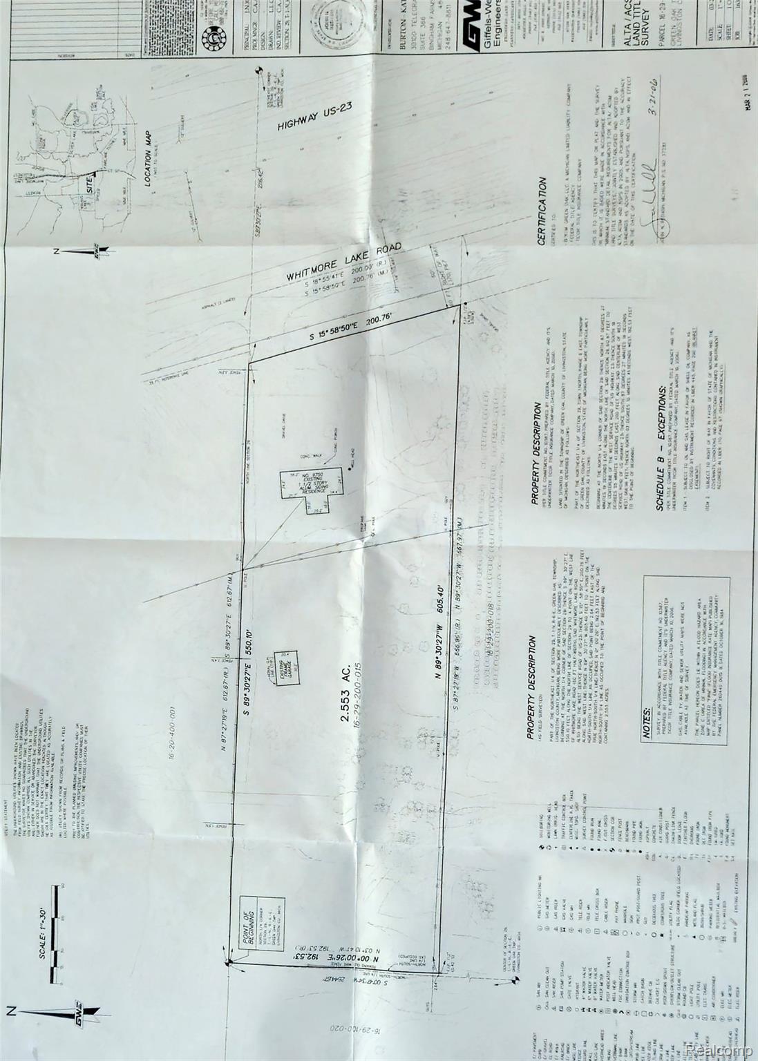 9750 Whitmore Lake Road Green Oak Township MI 48116