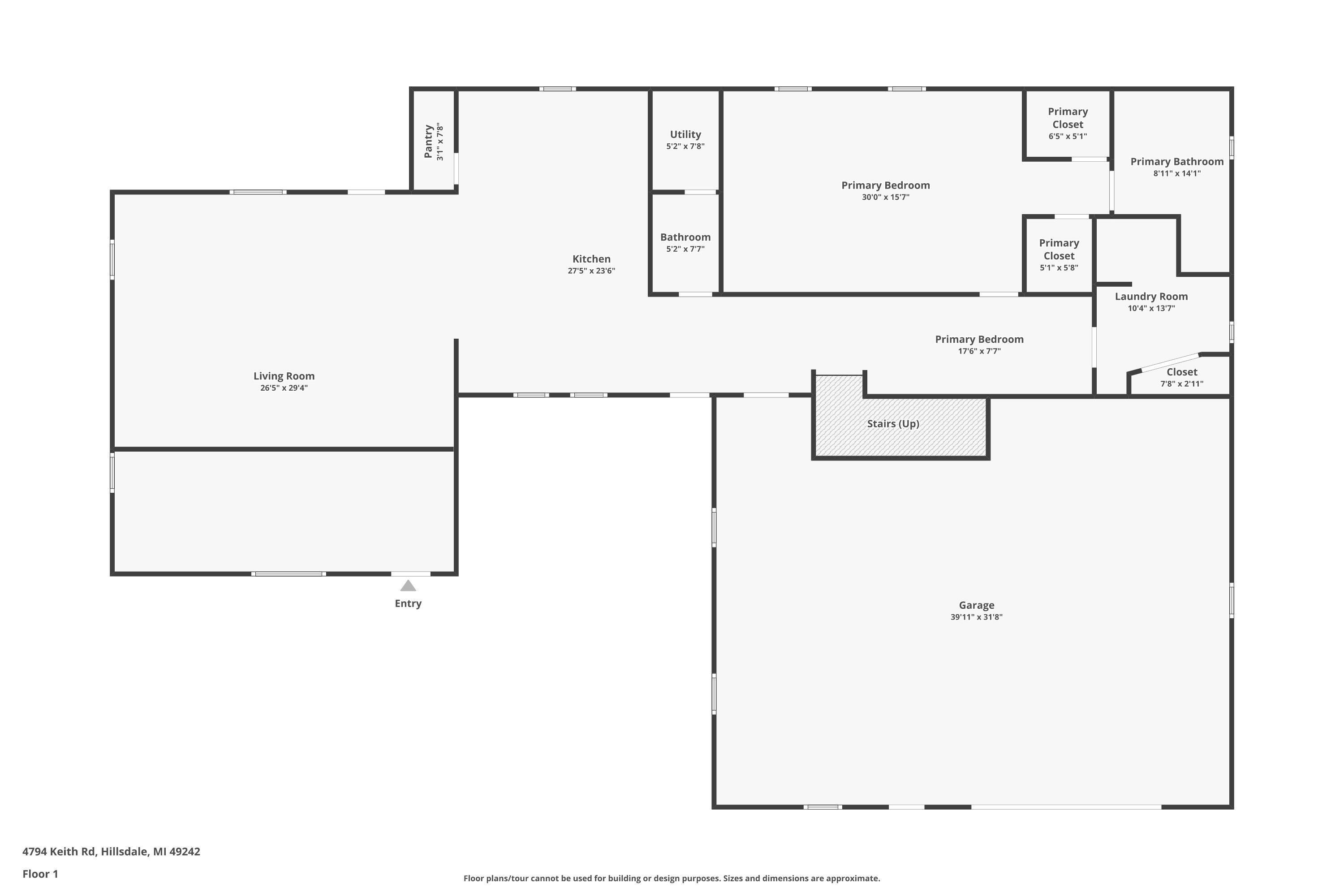 4794 Keith Road Adams Township MI 49242