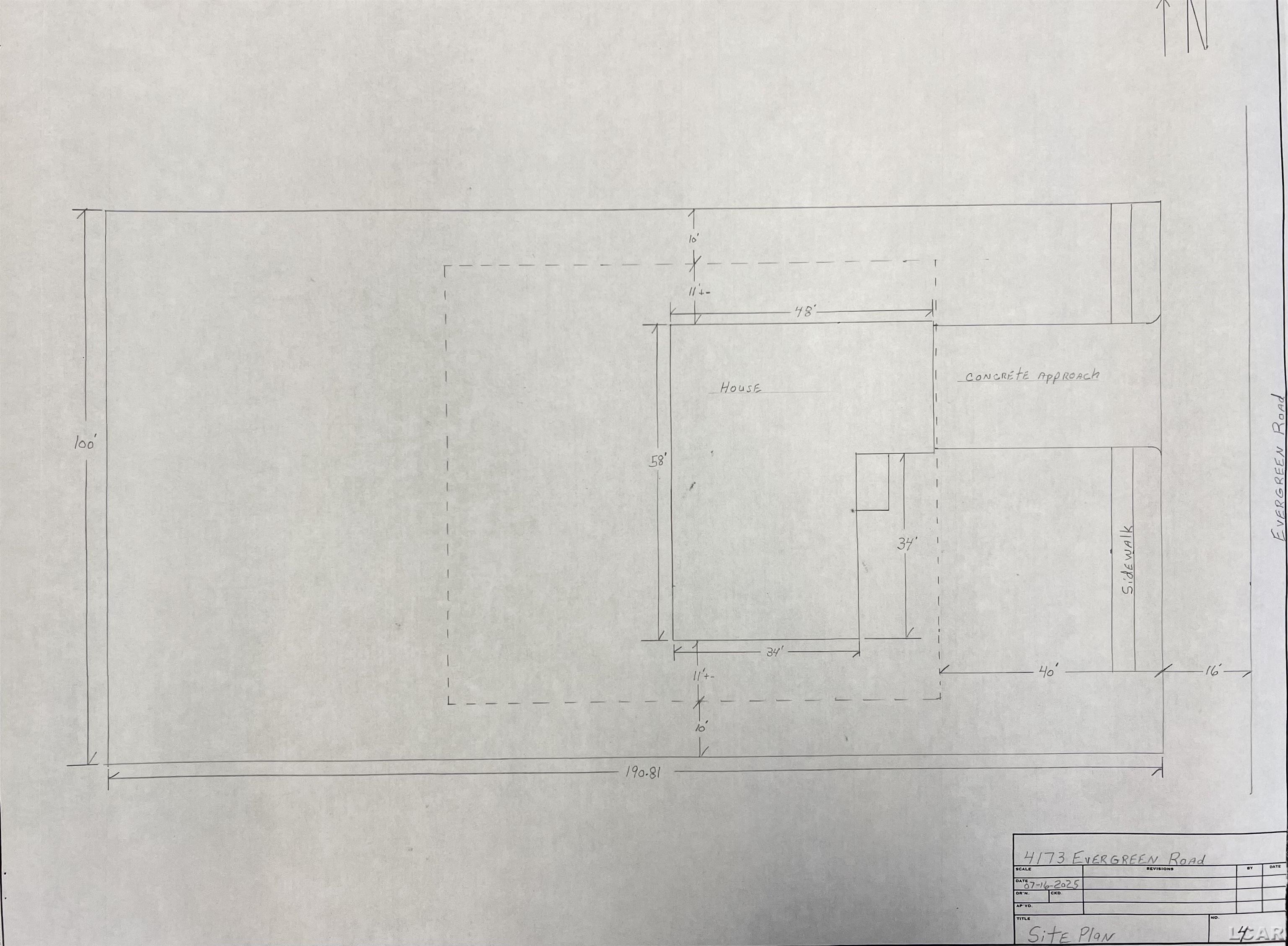 4173 Evergreen Road Adrian City MI 49221