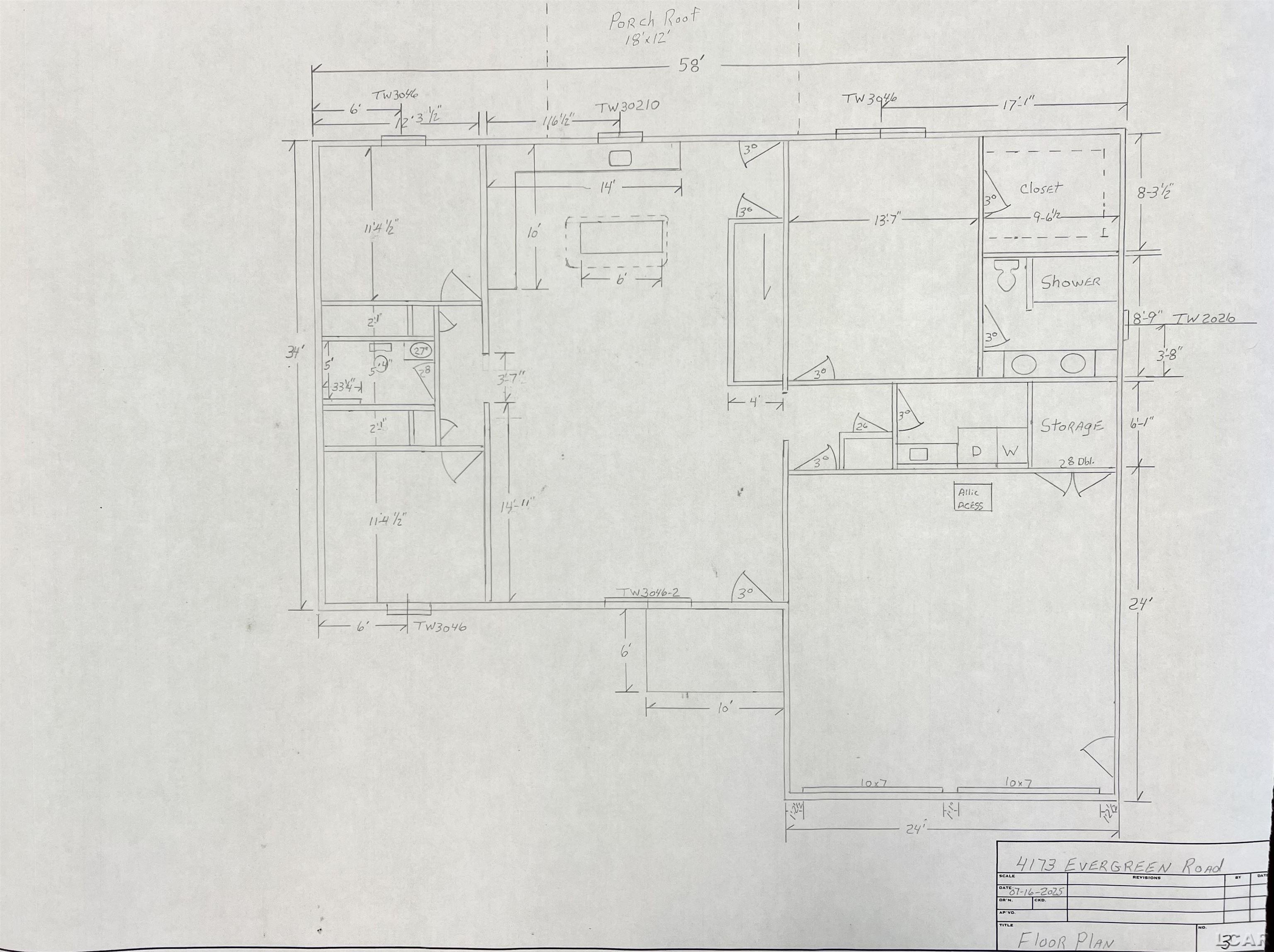 4173 Evergreen Road Adrian City MI 49221