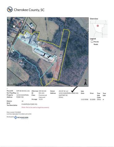 1210 Champion Ferry Road Gaffney SC 29341