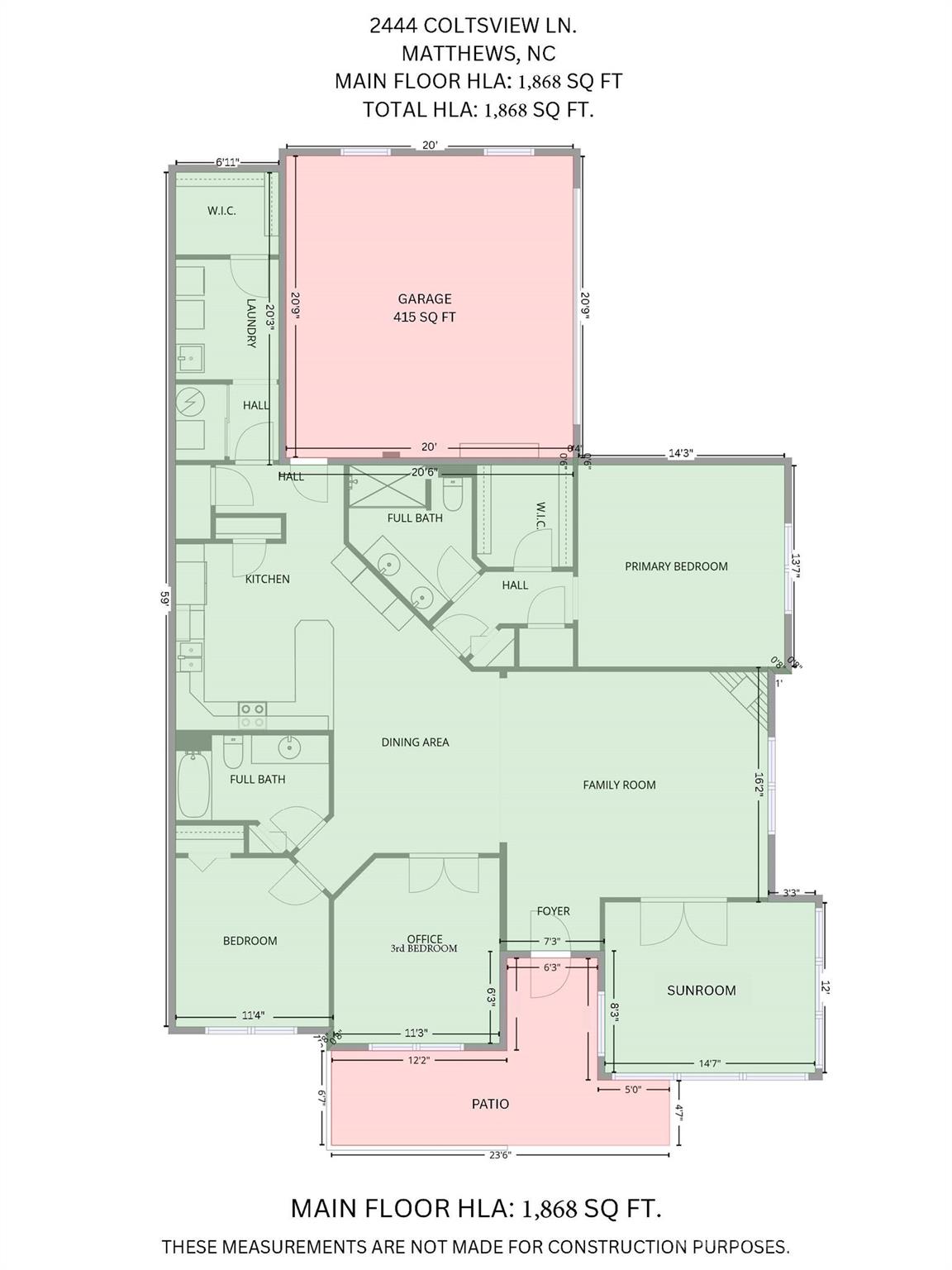 2444 Coltsview Lane Matthews NC 28105
