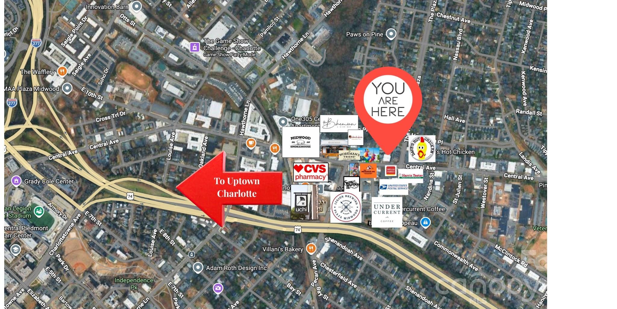 1611 Central Avenue Charlotte NC 28205