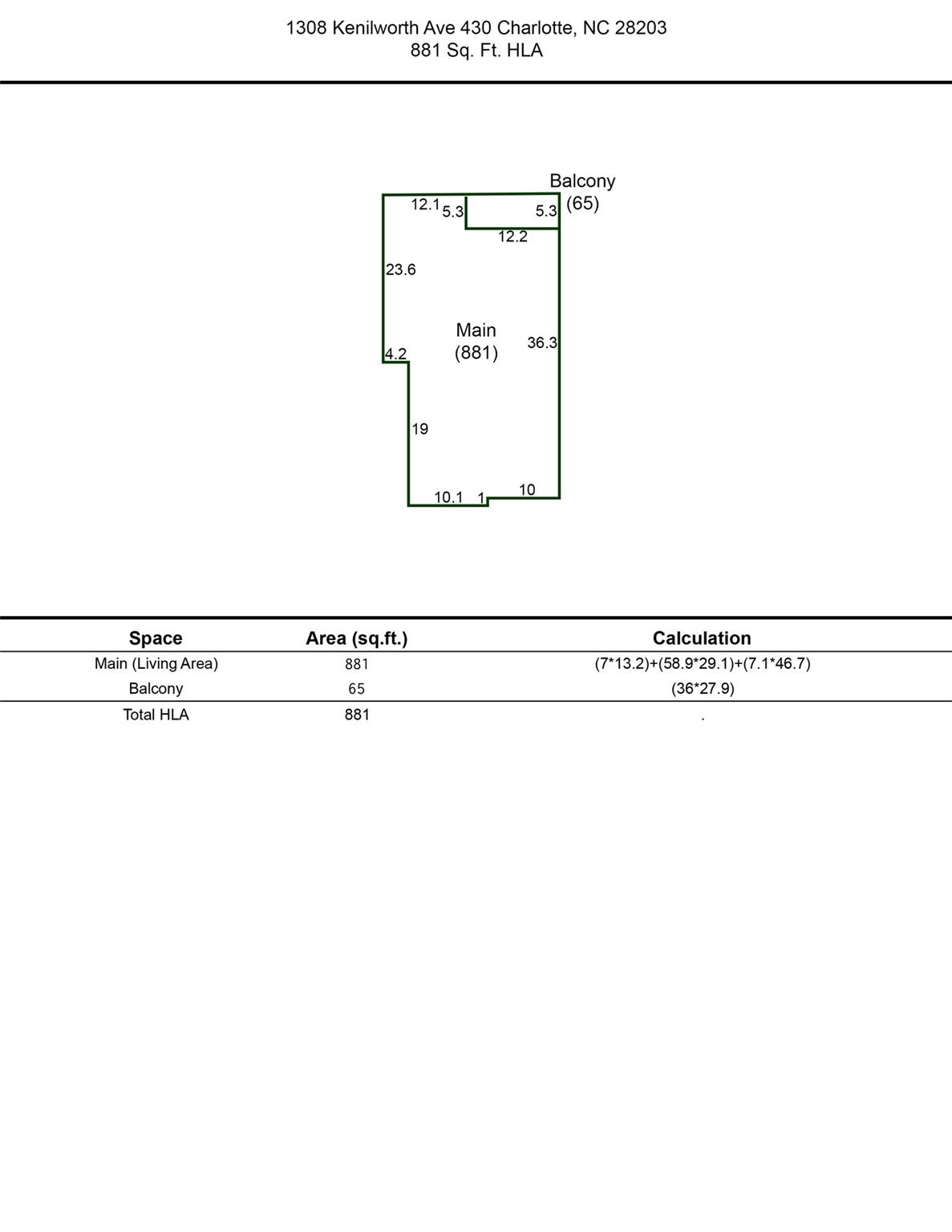 1308 Kenilworth Avenue Charlotte NC 28203