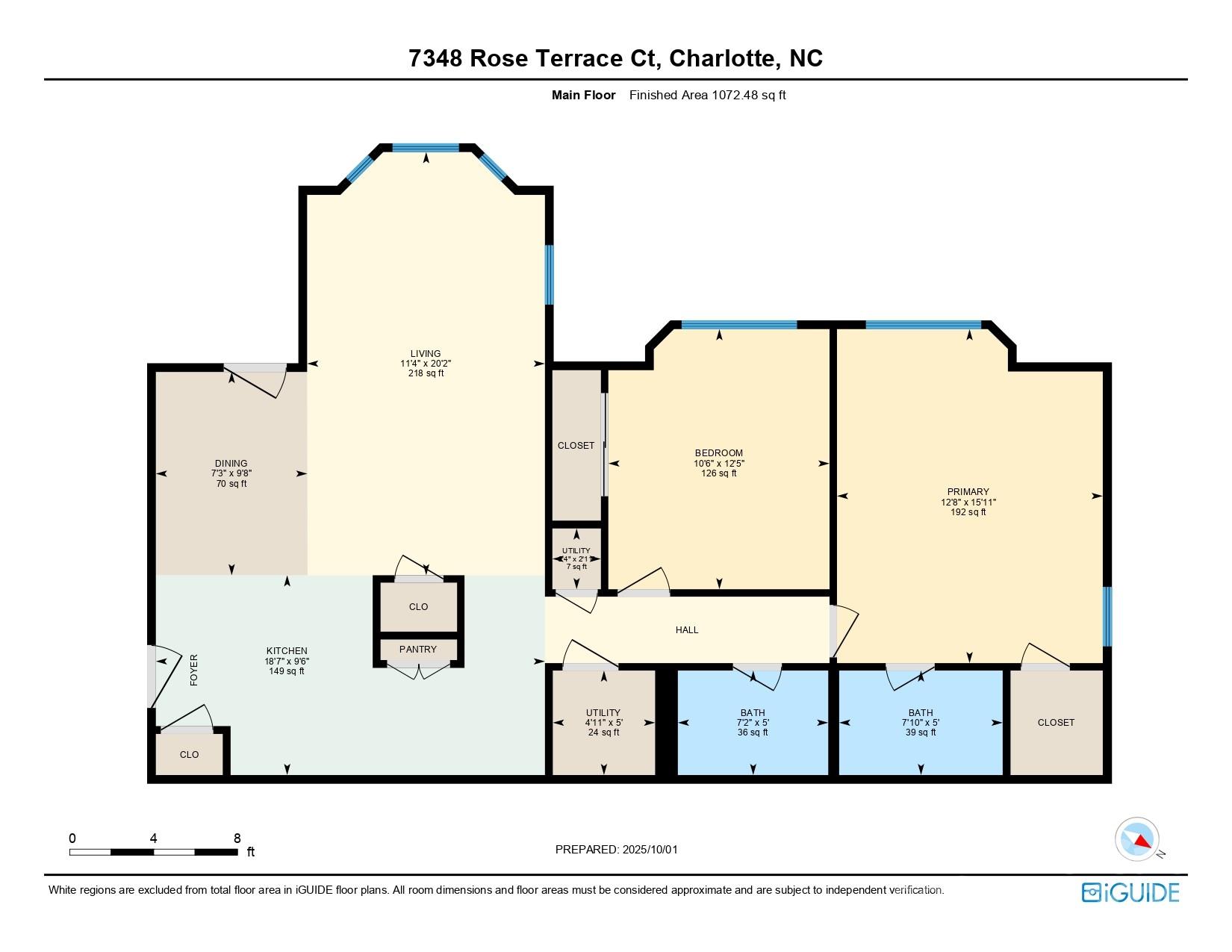 7348 Rose Terrace Court Charlotte NC 28215