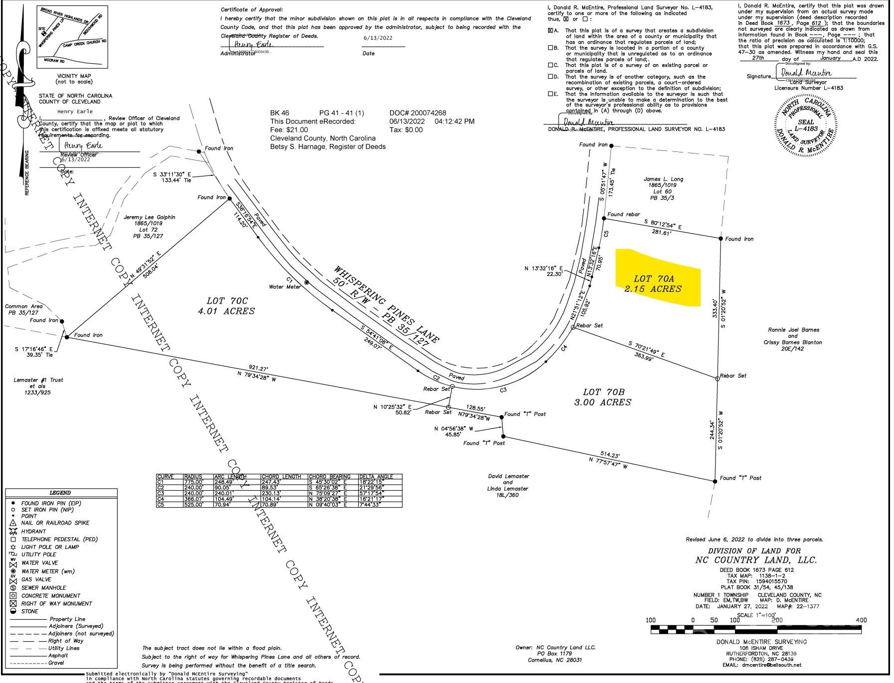 127 Whispering Pines Lane Mooresboro NC 28114