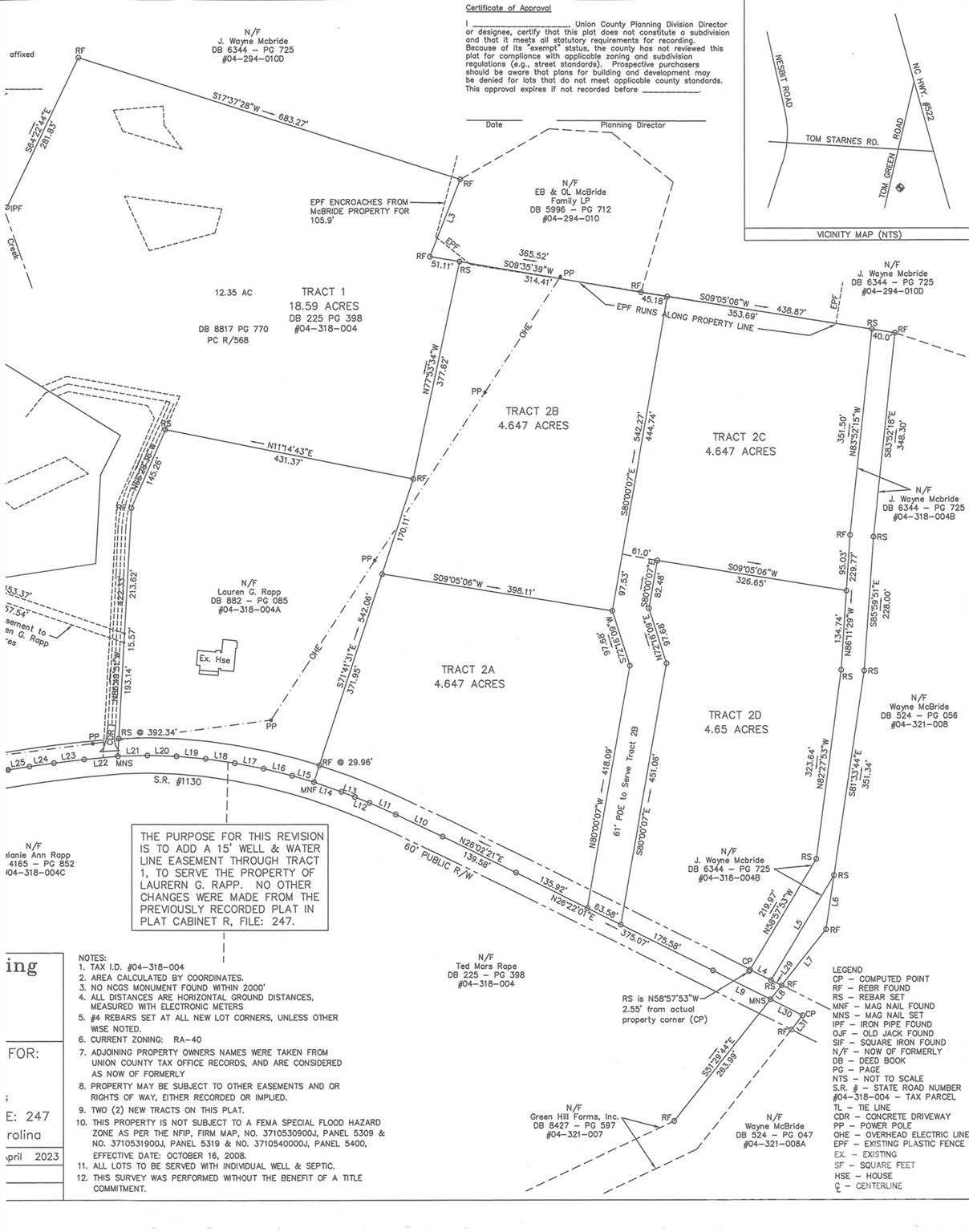 0 Tom Greene Road Waxhaw NC 28173