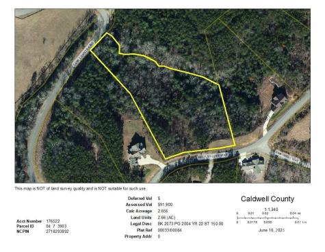 2.66 Acres, Lot 903 High Valley Way Lenoir NC 28645
