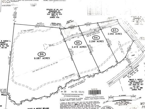 2.05 Acres Lot 83 Crescent Ridge Drive Lenoir NC 28645