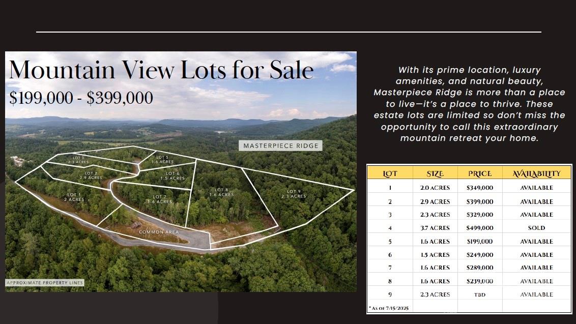 Lot # 7 Masterpiece View Drive Hendersonville NC 28739