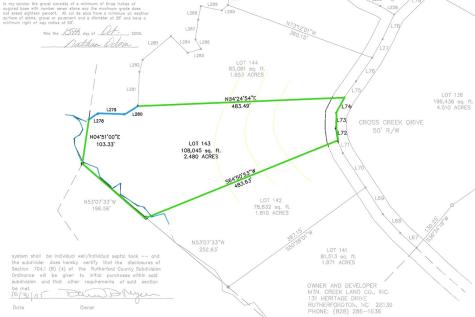 0 Cross Creek Drive Rutherfordton NC 28139