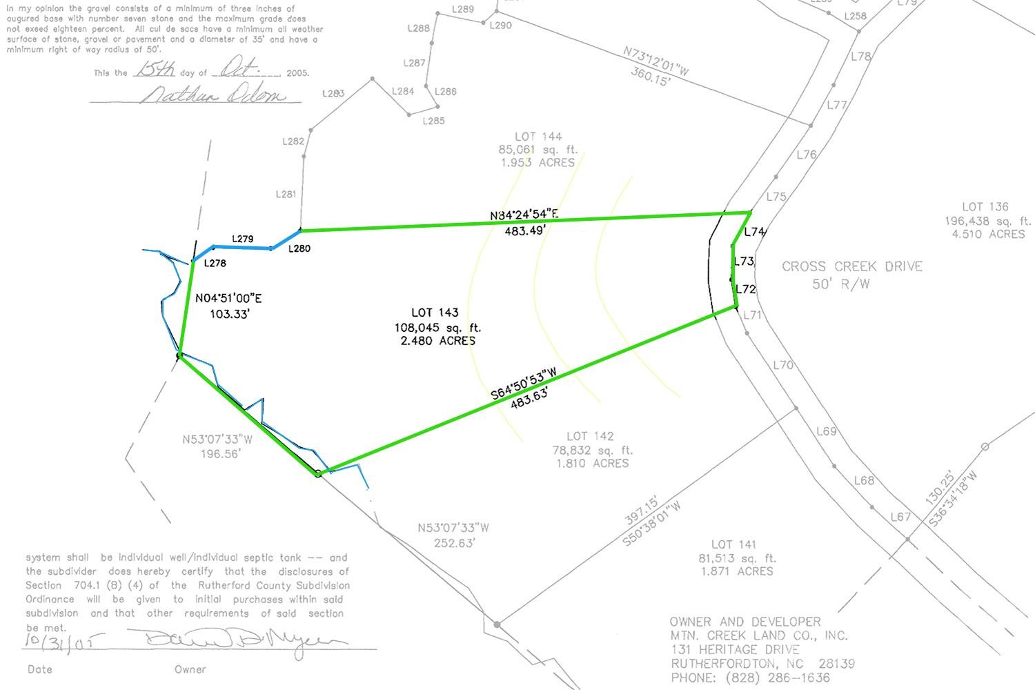 0 Cross Creek Drive Rutherfordton NC 28139