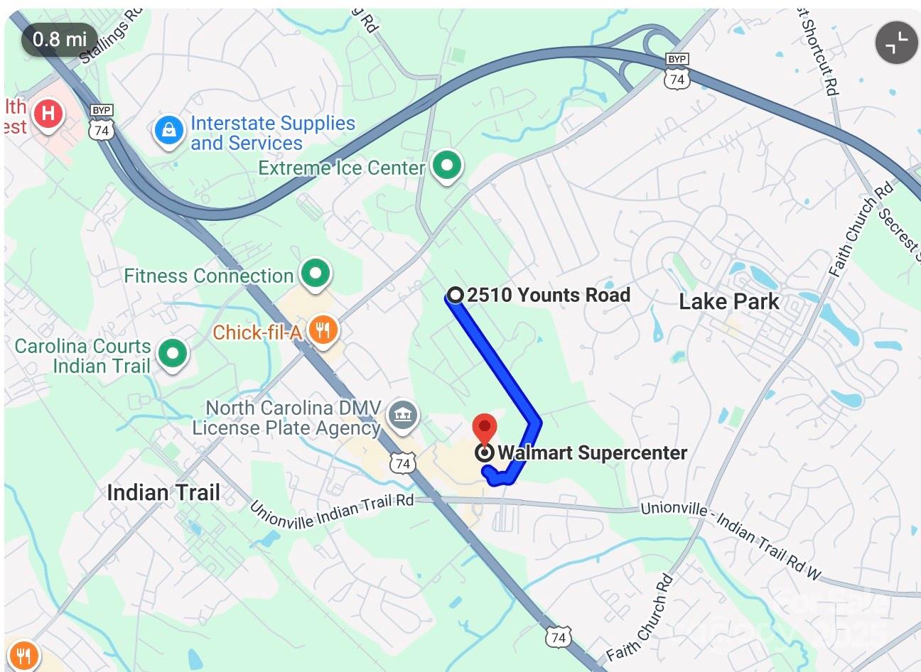 2510 Younts Road Indian Trail NC 28079