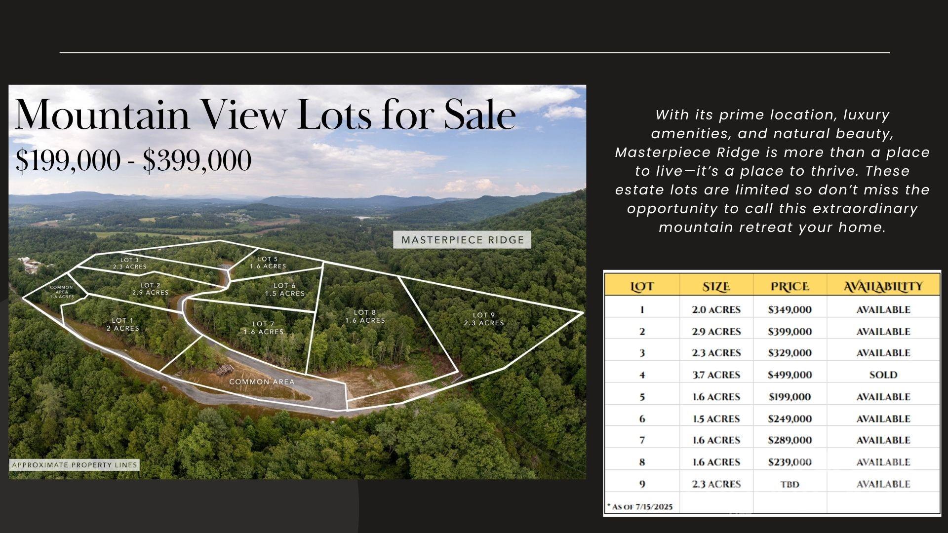 Lot # 2 Masterpiece View Drive Hendersonville NC 28739
