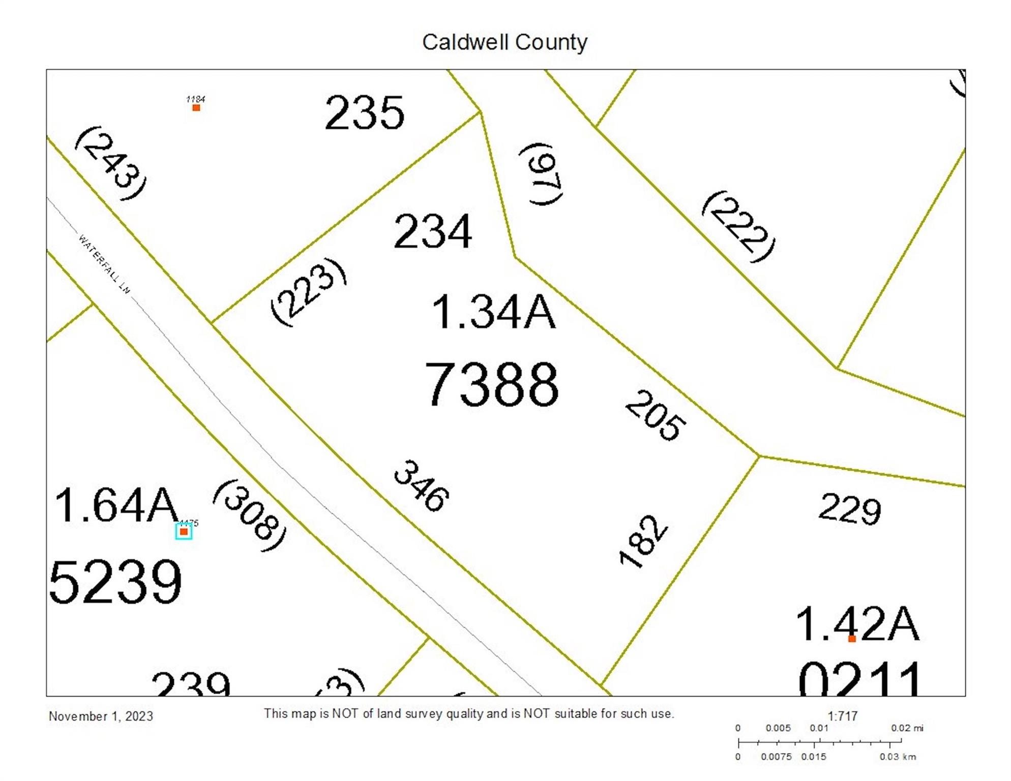 1.34 Acres, Lot 234 Waterfall Lane Lenoir NC 28645