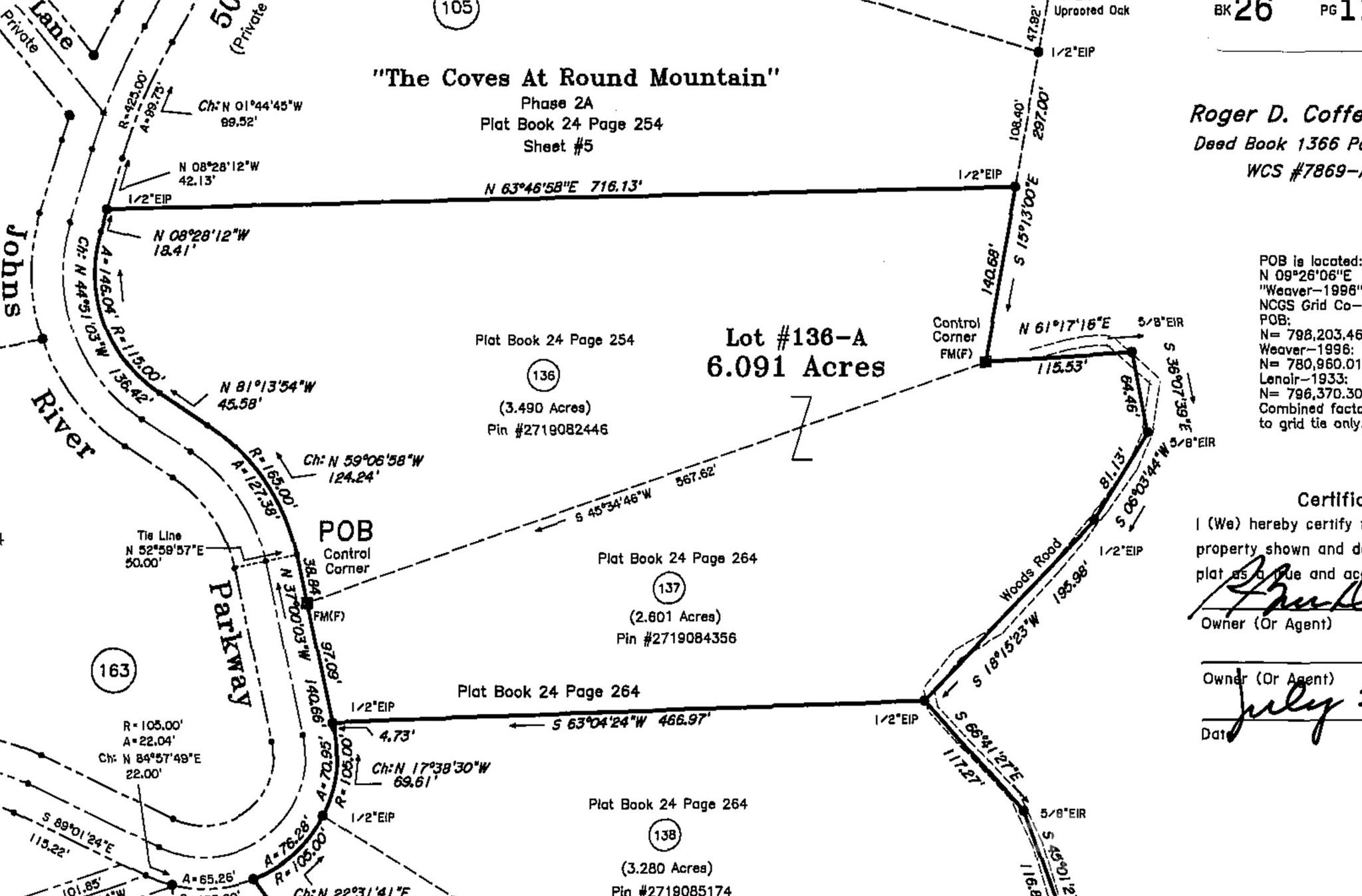 6.09 Acres, Lot 136/137 Johns Ridge Parkway Lenoir NC 28645
