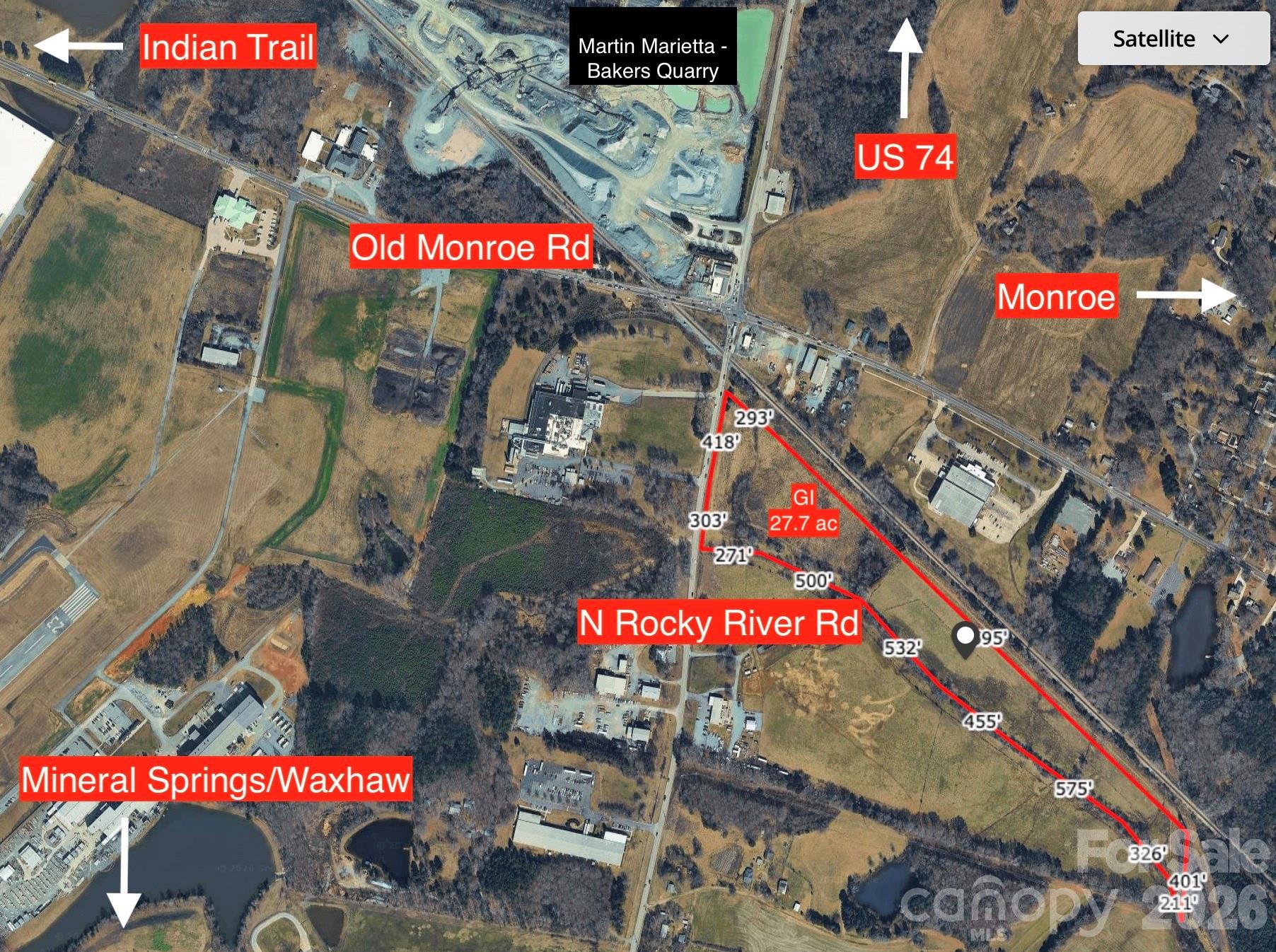 0 Rocky River Road N Monroe NC 28110