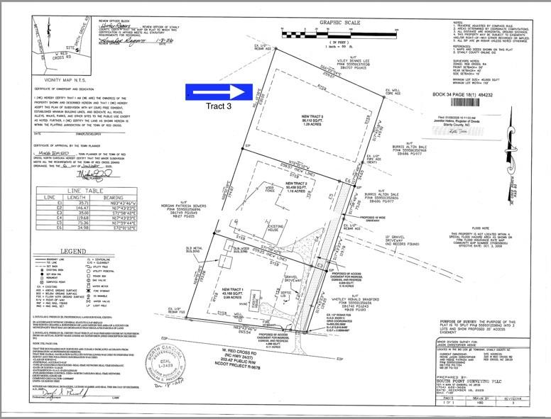 1.29 Acres 320 W Red Cross Road Oakboro NC 28129
