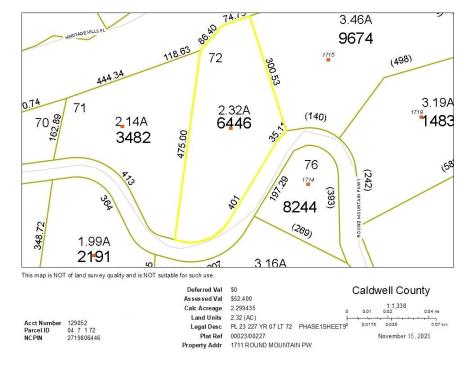 2.32 Acres Lot 72 Round Mountain Parkway Lenoir NC 28645