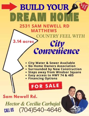 2531 Sam Newell Road Matthews NC 28105