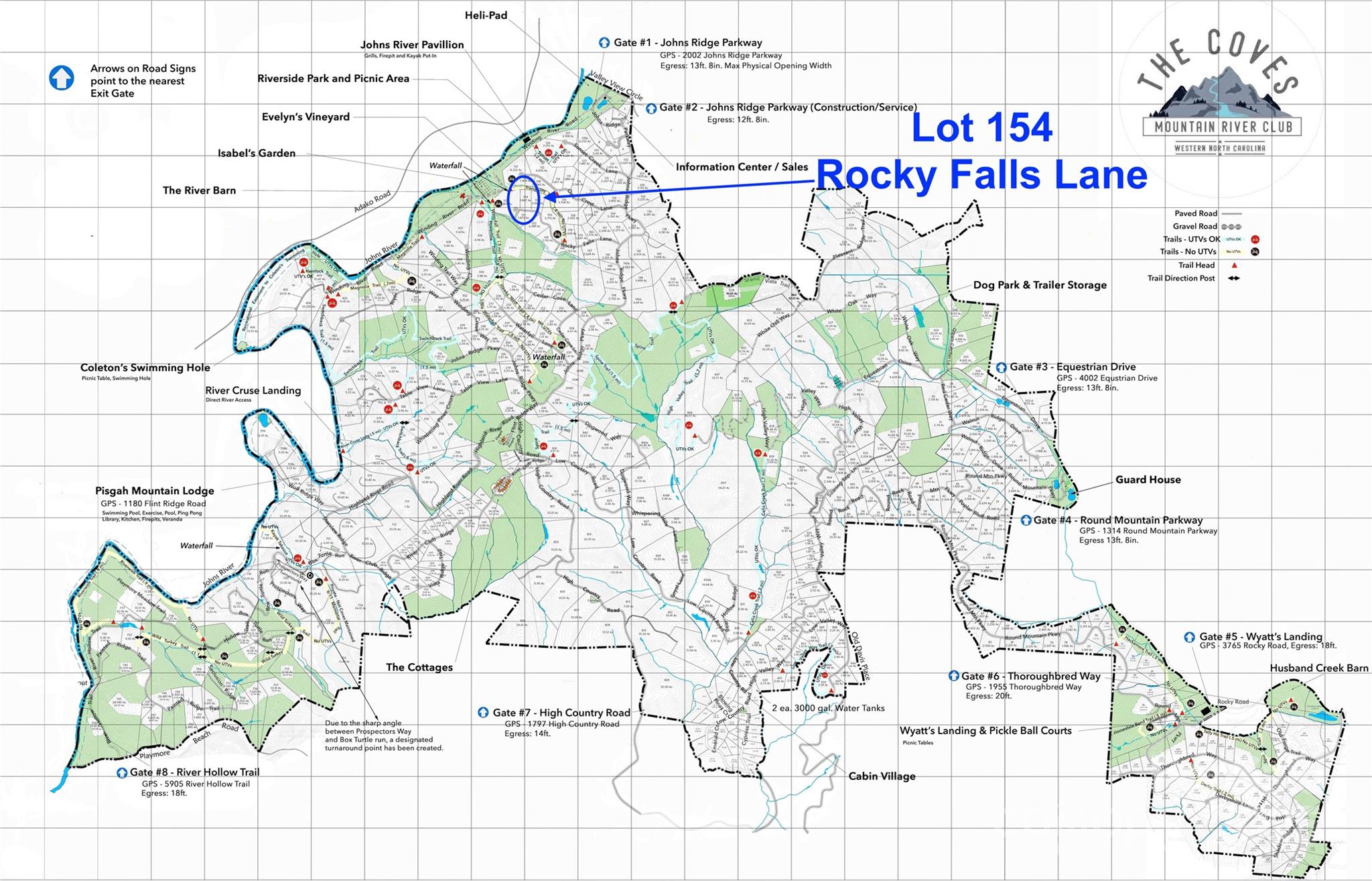 1.85 Acres Lot 154 Rocky Falls Lane Lenoir NC 28645