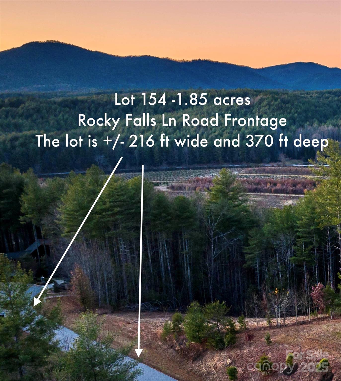 1.85 Acres Lot 154 Rocky Falls Lane Lenoir NC 28645