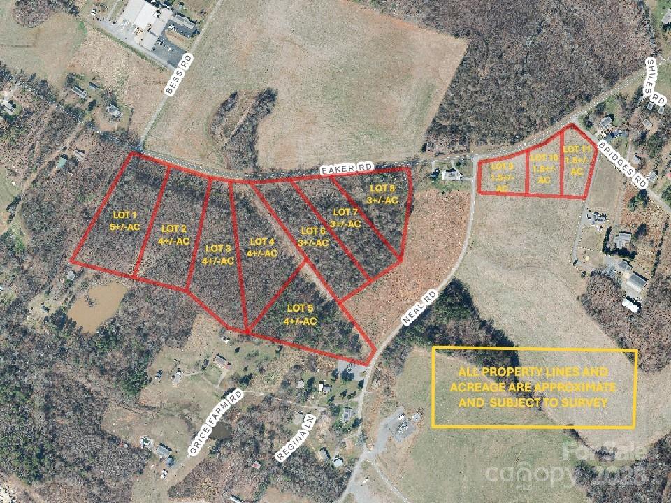 1.5+/-AC Eaker Road Bessemer City NC 28016