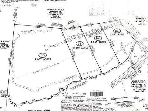 2.29 Acres Lot 94 Crescent Ridge Drive Lenoir NC 28645