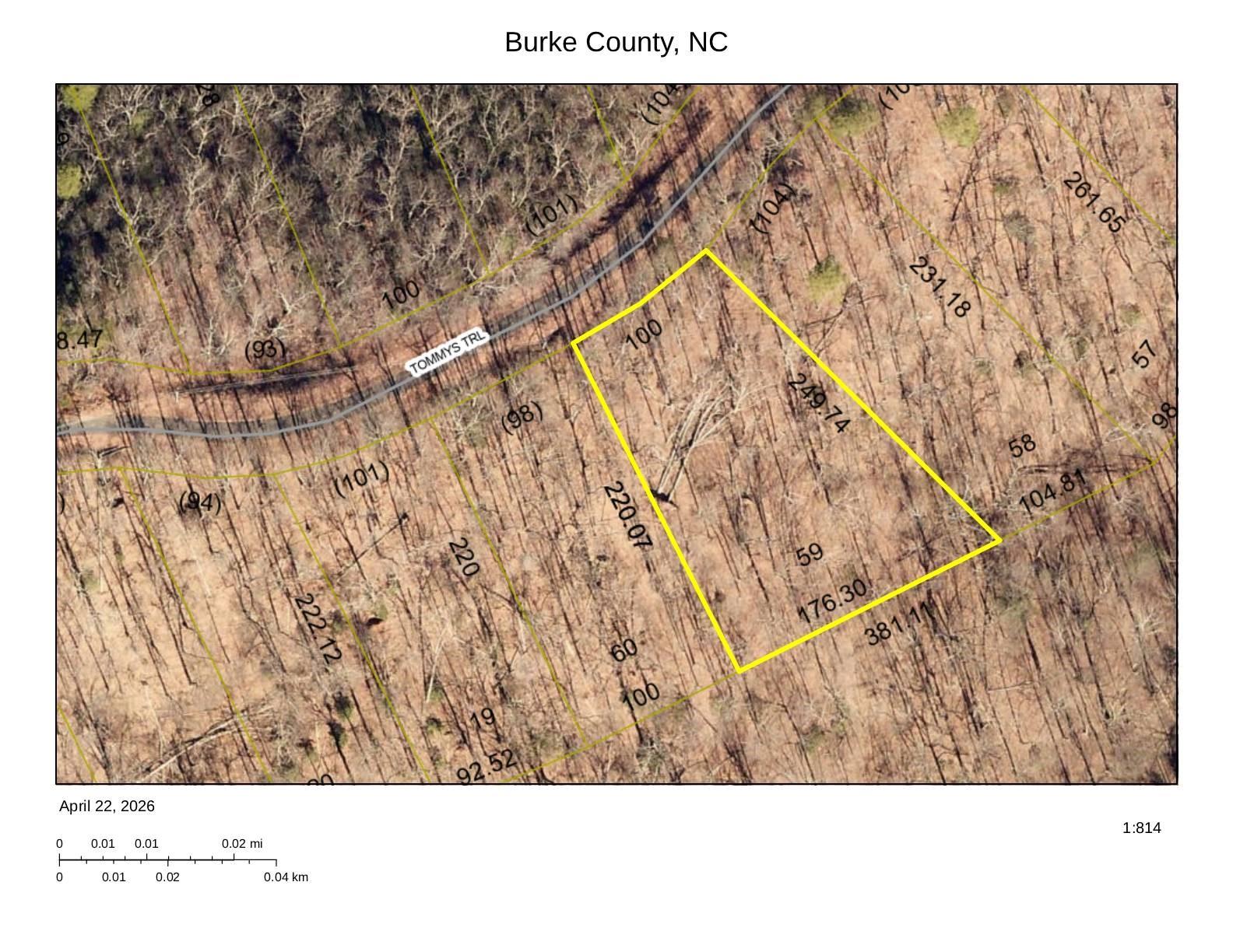 0 Tommys Trail Connelly Springs NC 28612