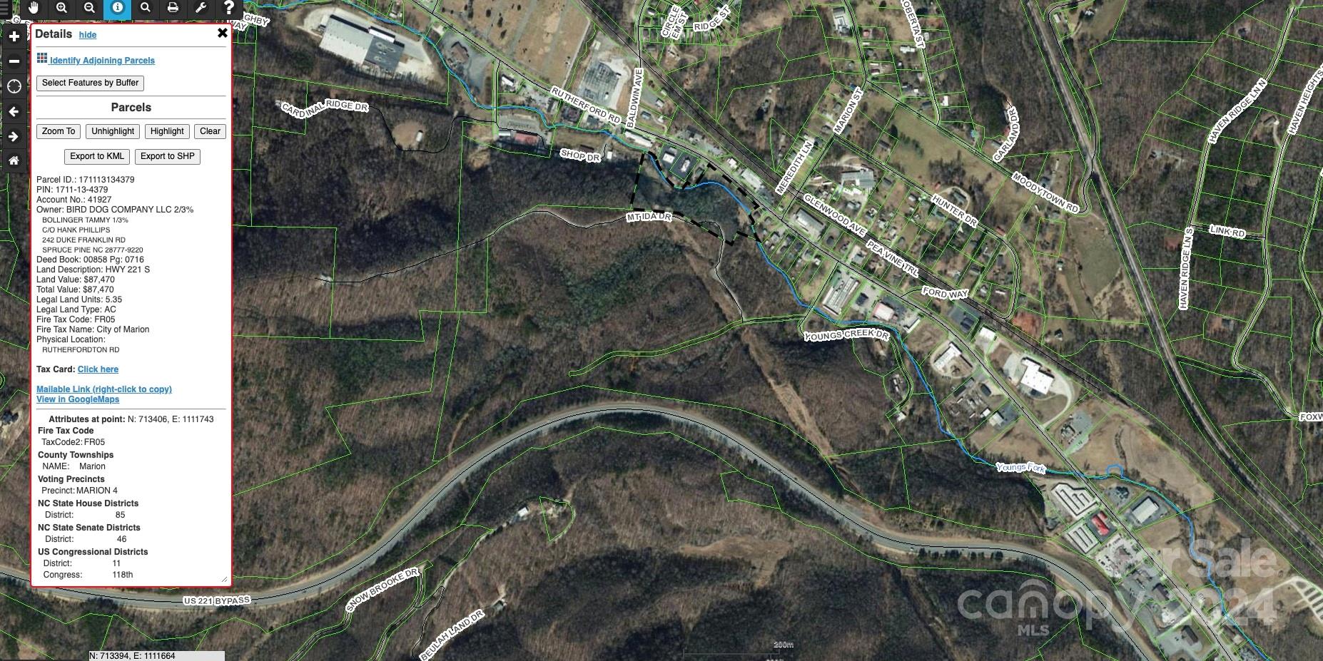 V/l Rutherford Road Marion NC 28752
